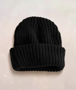 Chunky Marled Yarn And Solid Color Soft Knit Hat