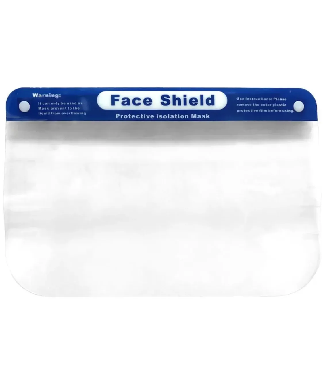 Comfort Face Shield With Elastic, 2-Pack/Discontinued