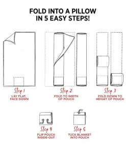 Epic Sherpa Blanket That Folds Into A Pillow