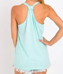 Ladies Ridiculously Soft Knotted Racerback Tank