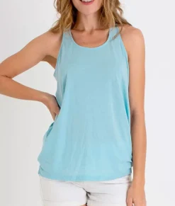 Ladies Ridiculously Soft Knotted Racerback Tank