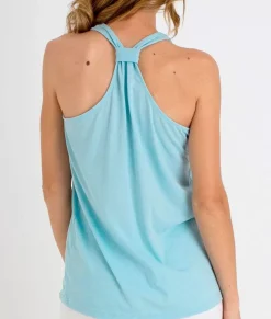 Ladies Ridiculously Soft Knotted Racerback Tank