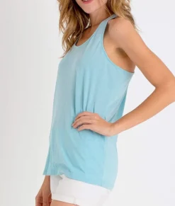 Ladies Ridiculously Soft Knotted Racerback Tank