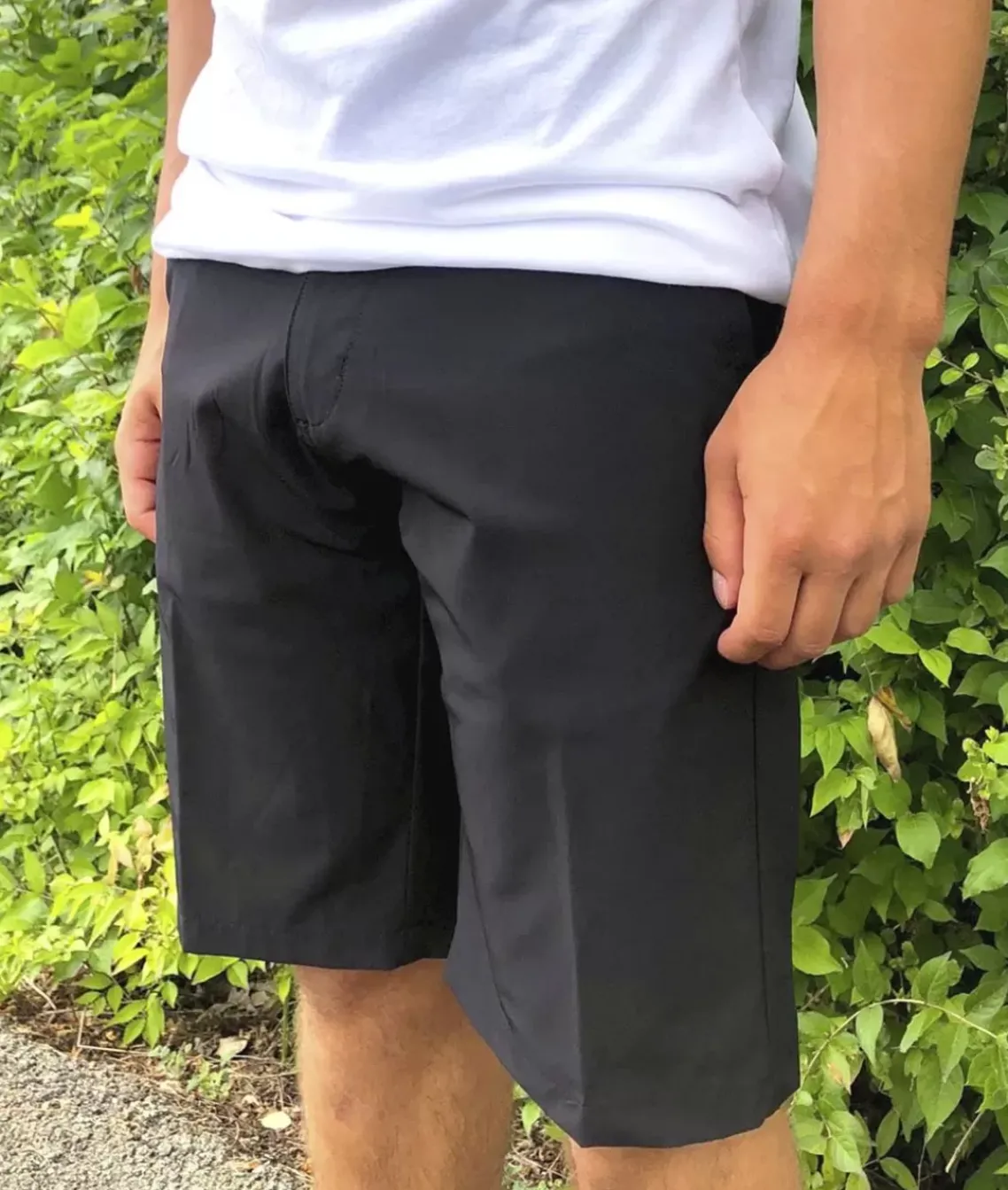 Men'S Black Hybrid Stretch Short