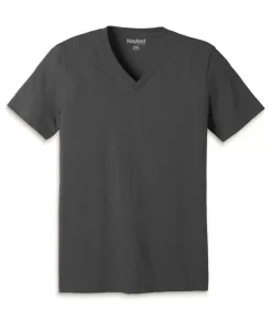 Men'S Classic Cotton Big Short Sleeve V-Neck T-Shirt