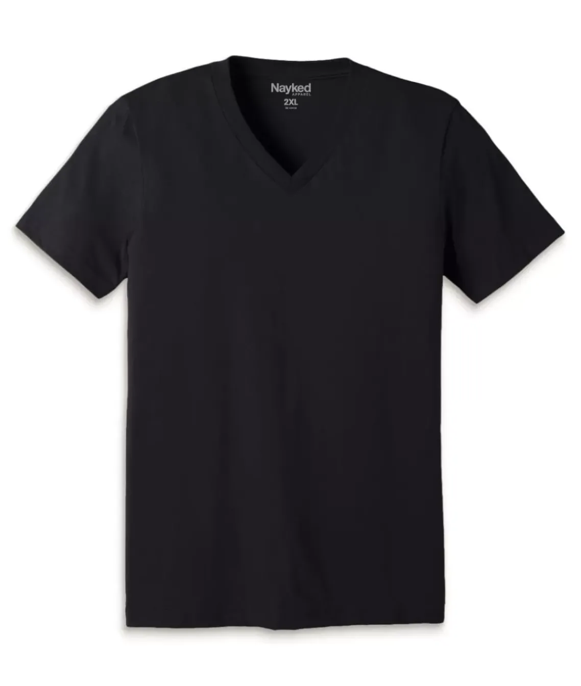 Men'S Classic Cotton Big Short Sleeve V-Neck T-Shirt