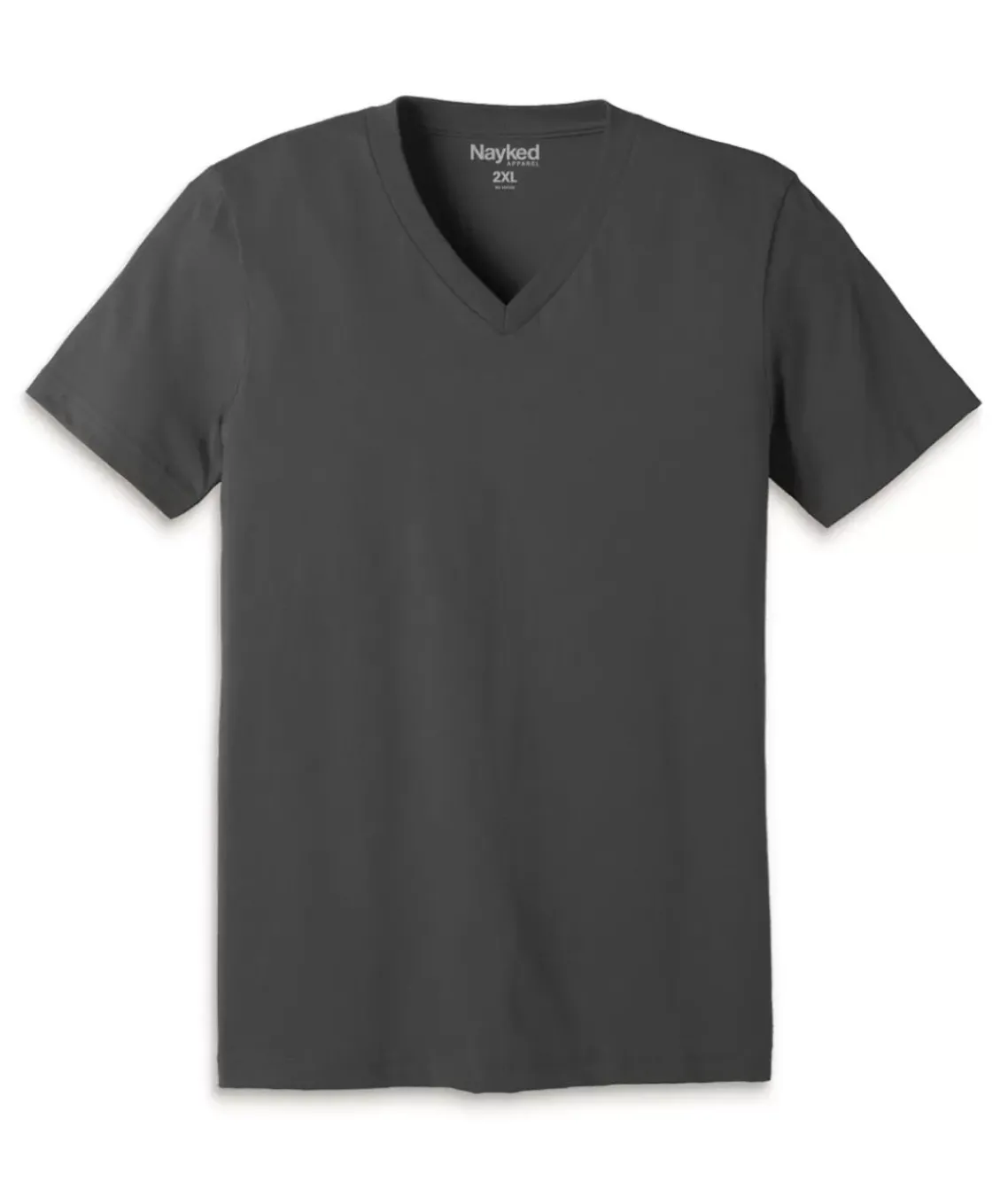 Men'S Classic Cotton Big Short Sleeve V-Neck T-Shirt