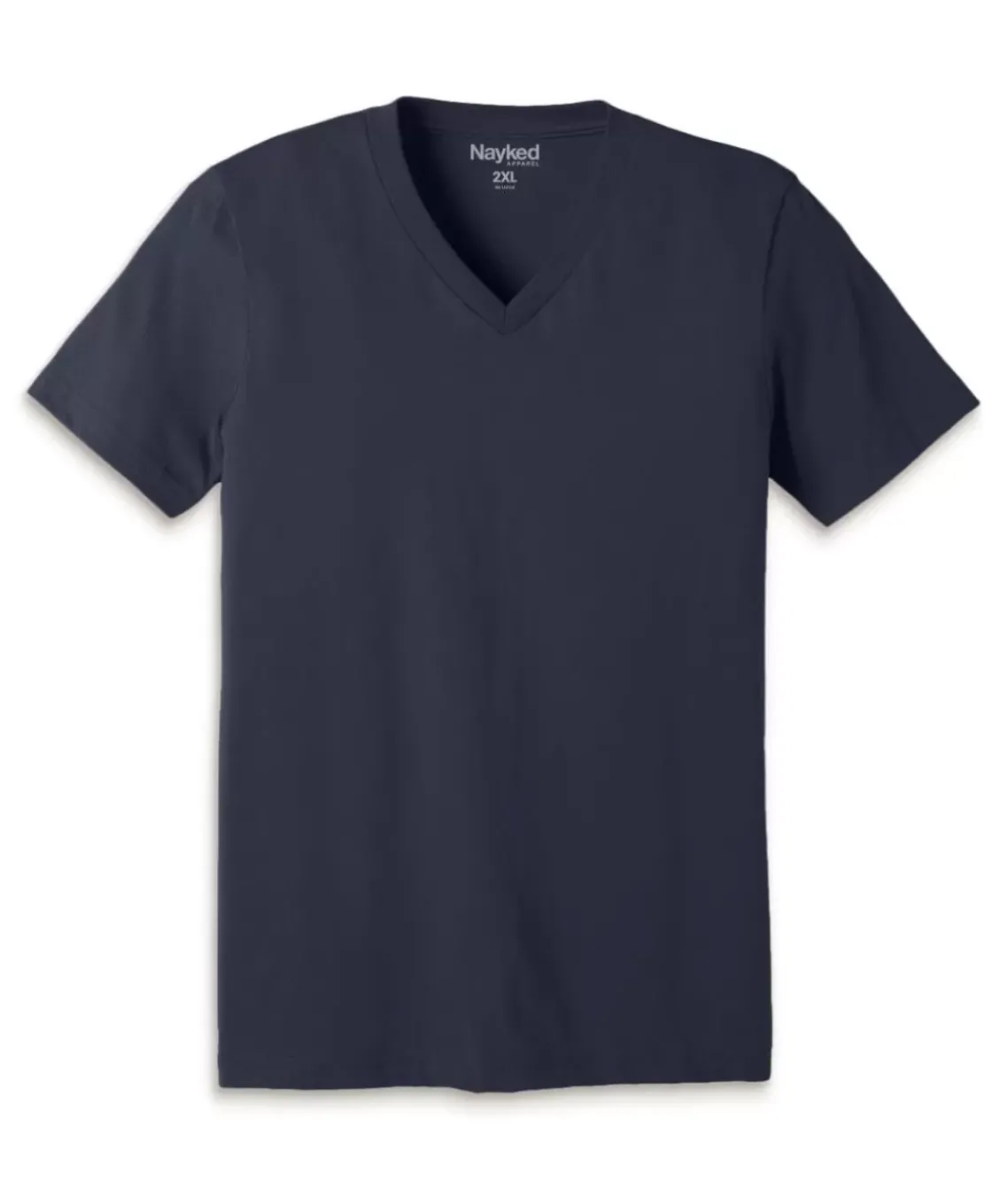Men'S Classic Cotton Big Short Sleeve V-Neck T-Shirt