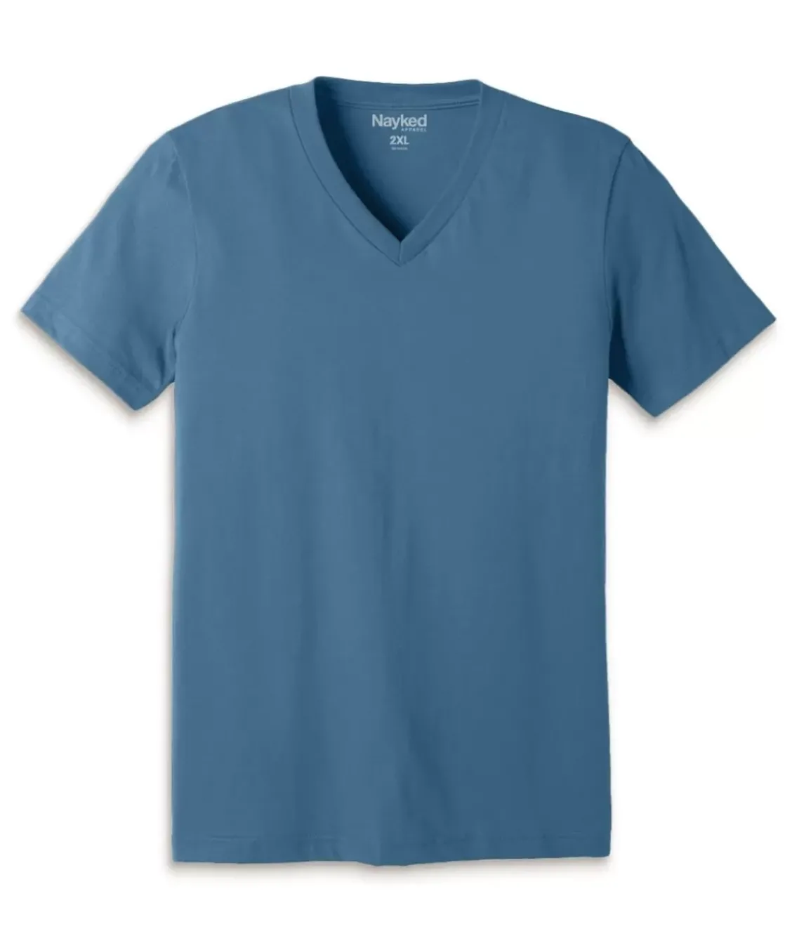 Men'S Classic Cotton Big Short Sleeve V-Neck T-Shirt