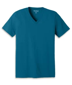 Men'S Classic Cotton Big Short Sleeve V-Neck T-Shirt