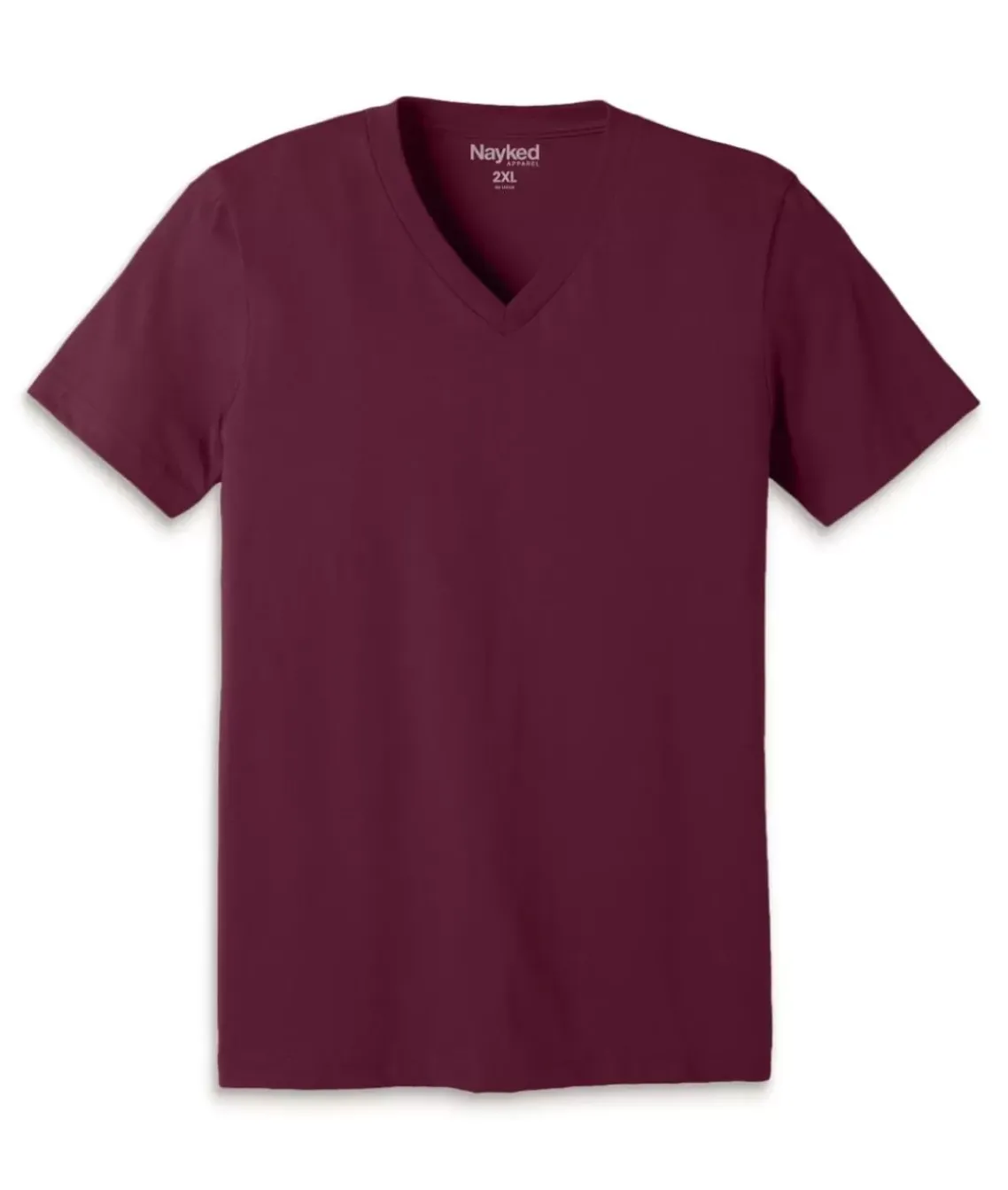 Men'S Classic Cotton Big Short Sleeve V-Neck T-Shirt