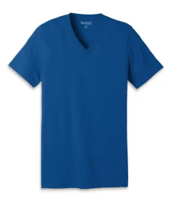 Men'S Classic Cotton Short Sleeve V-Neck T-Shirt