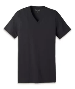 Men'S Classic Cotton Short Sleeve V-Neck T-Shirt
