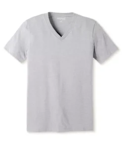 Men'S Classic Soft Heathered Big Short Sleeve V-Neck T-Shirt