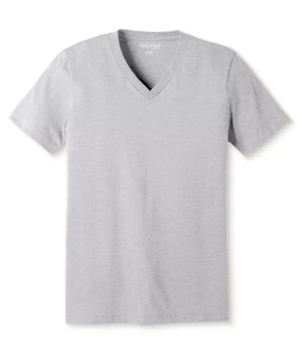 Men'S Classic Soft Heathered Big Short Sleeve V-Neck T-Shirt