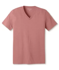 Men'S Classic Soft Heathered Big Short Sleeve V-Neck T-Shirt