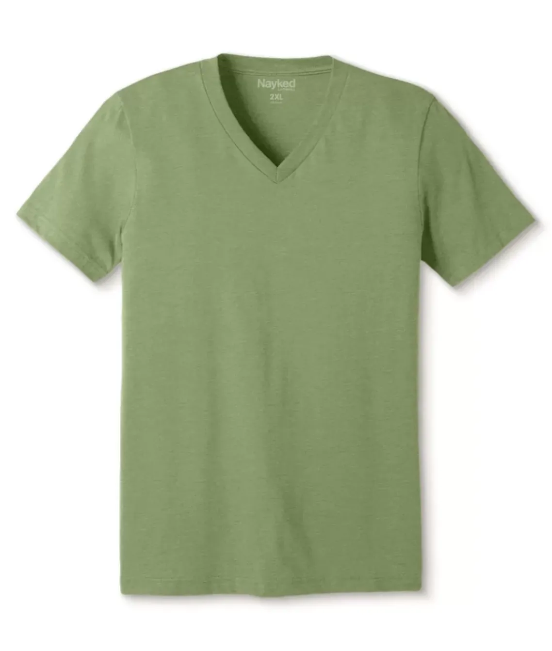 Men'S Classic Soft Heathered Big Short Sleeve V-Neck T-Shirt