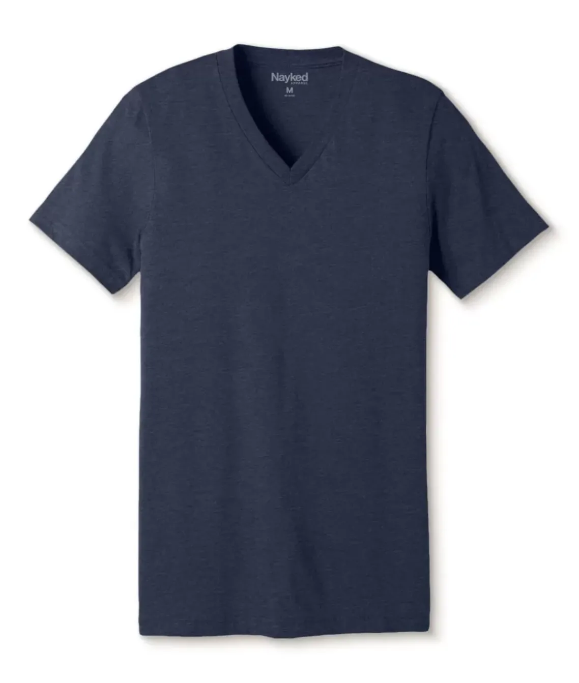 Men'S Classic Soft Heathered Short Sleeve V-Neck T-Shirt