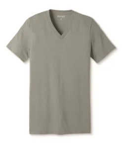Men'S Classic Soft Heathered Short Sleeve V-Neck T-Shirt