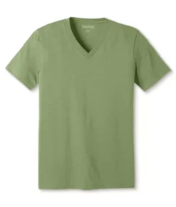 Men'S Classic Soft Heathered Big Short Sleeve V-Neck T-Shirt