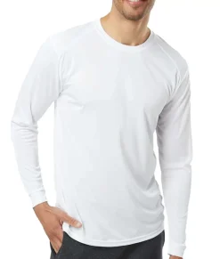 Men'S Long Islander Performance Upf Long Sleeve T-Shirt
