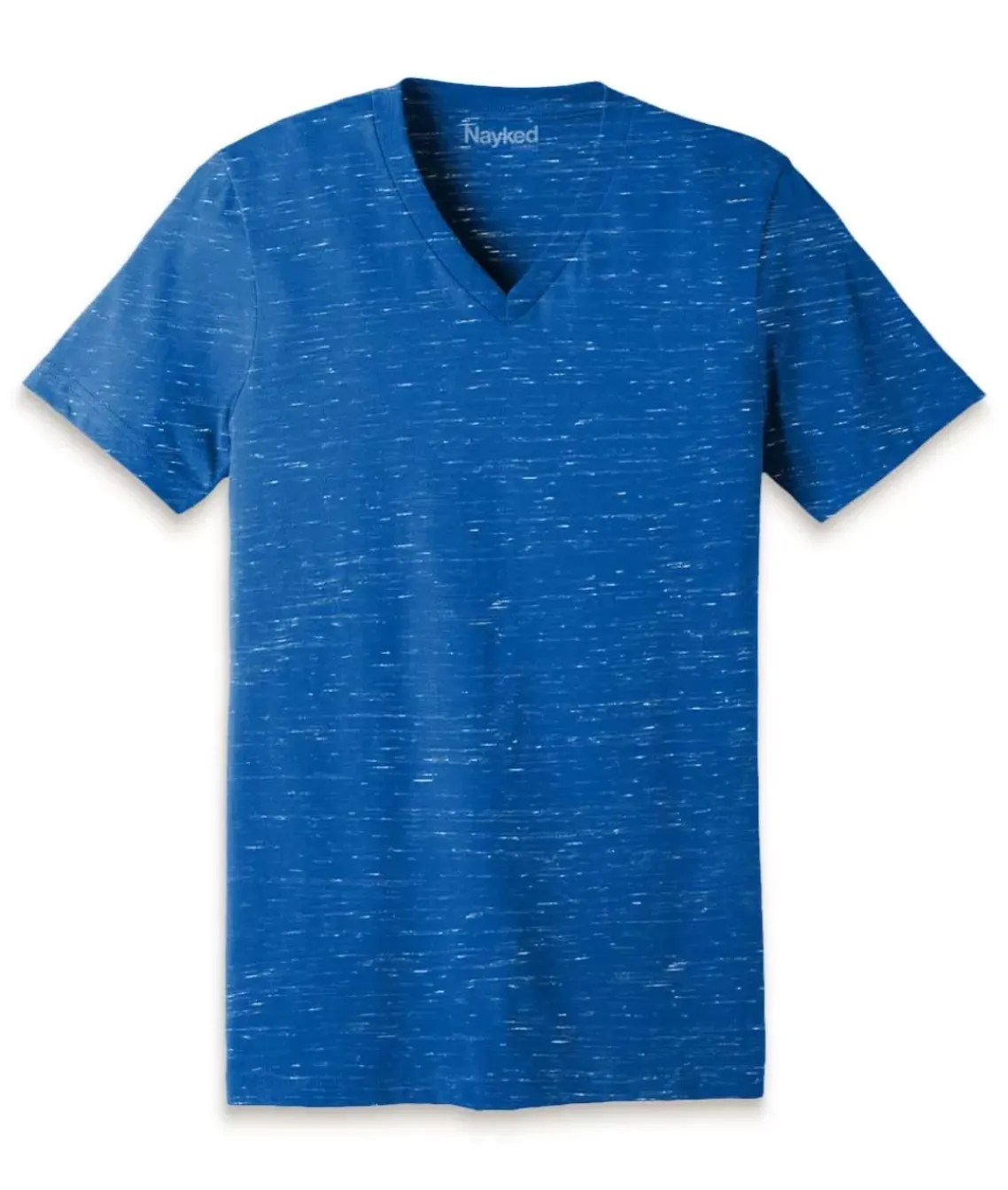 Men'S Marbled Jersey V-Neck T-Shirt