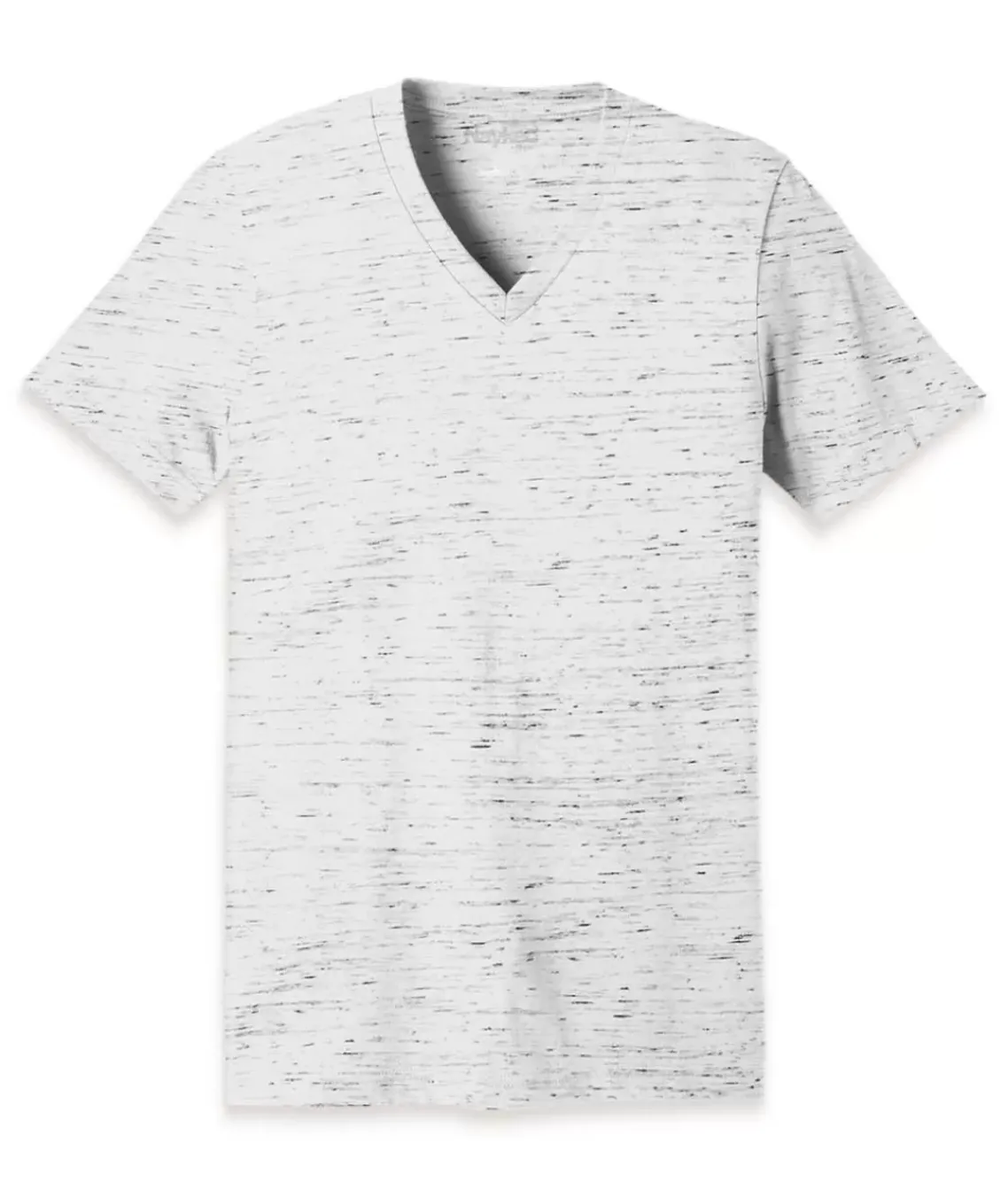 Men'S Marbled Jersey V-Neck T-Shirt