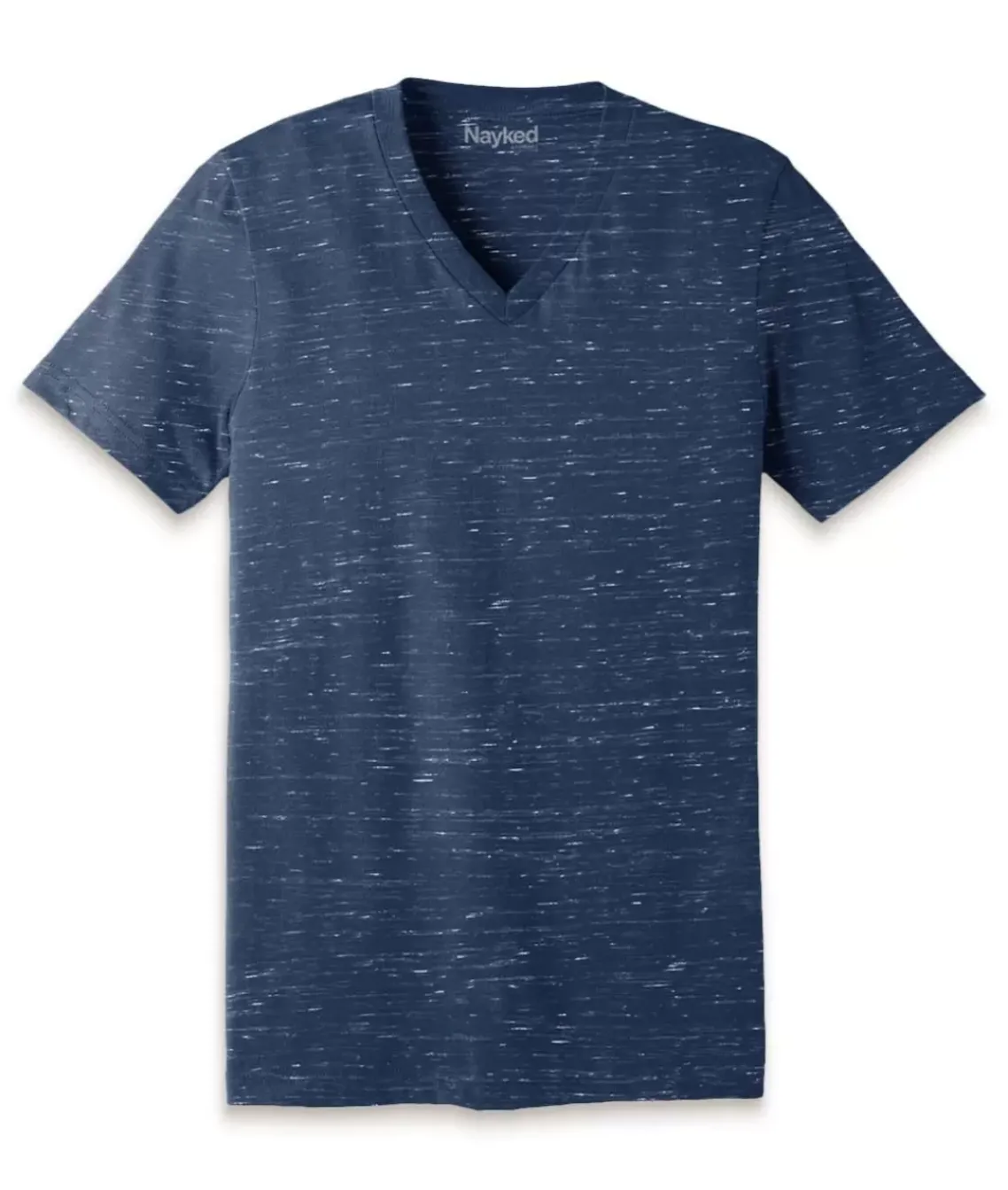 Men'S Marbled Jersey V-Neck T-Shirt