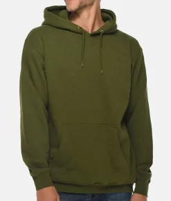 Men'S Midweight Premium Soft Pullover Sweatshirt Hoodie