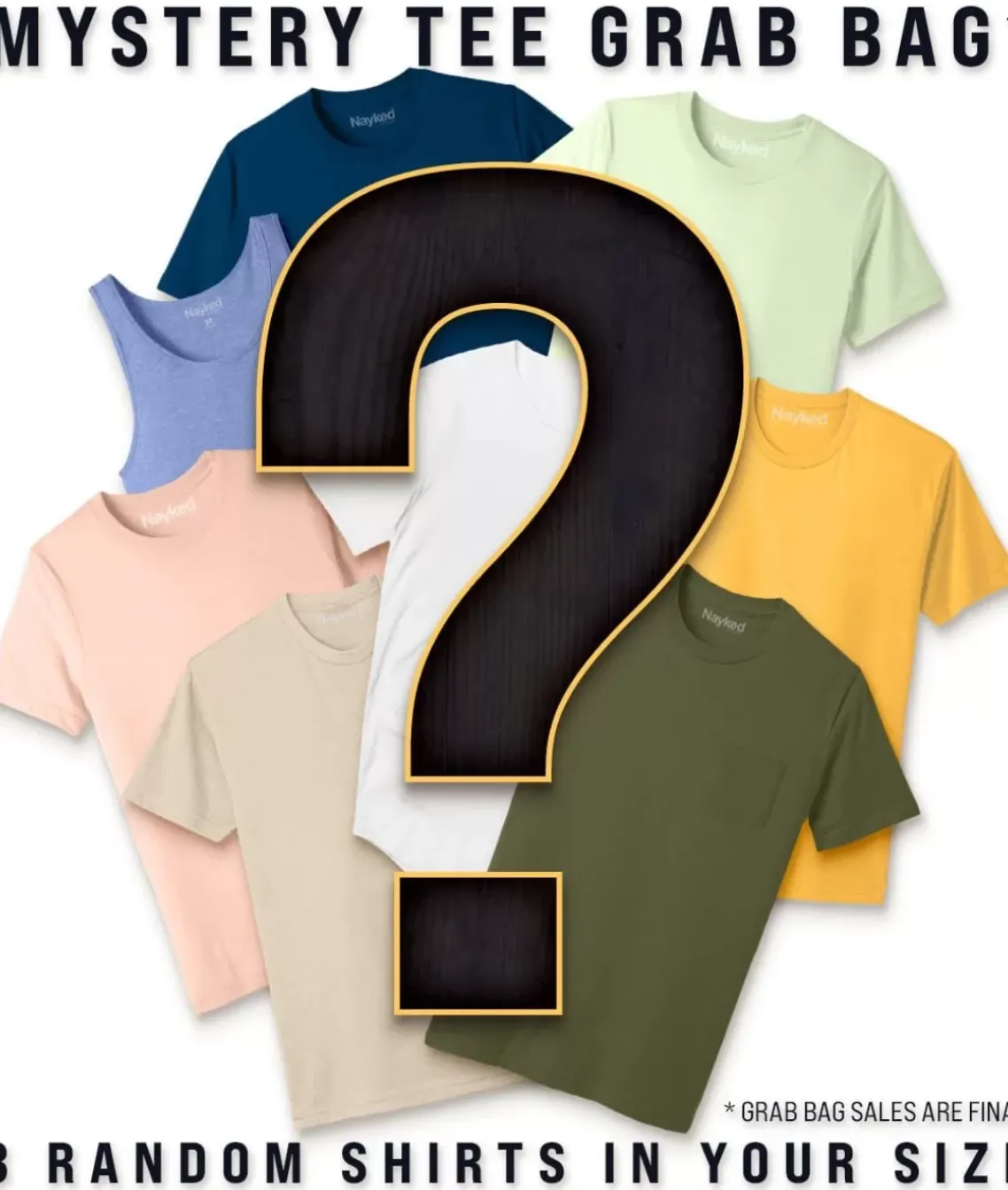 Men'S Mystery Tee Grab Bag