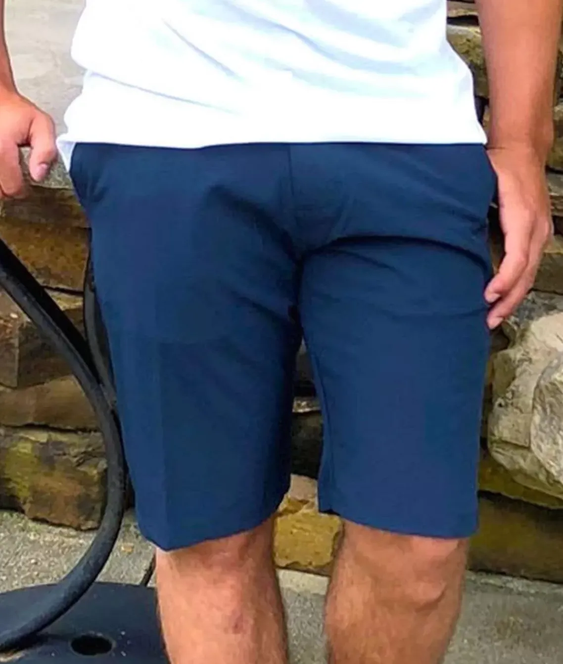 Men'S Navy Hybrid Stretch Short/Discontinued