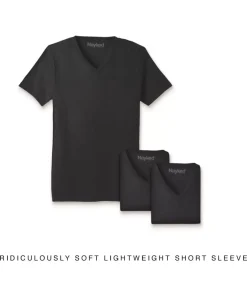 Men'S 3Pk Ridiculously Soft Lightweight V-Neck T-Shirt