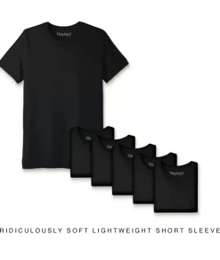Men'S 6Pk Ridiculously Soft Lightweight Crew Neck T-Shirt