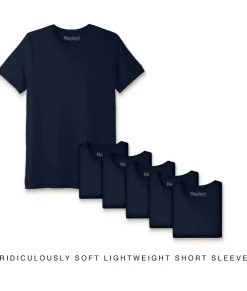 Men'S 6Pk Ridiculously Soft Lightweight Crew Neck T-Shirt