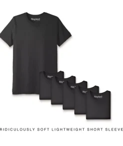 Men'S 6Pk Ridiculously Soft Lightweight Crew Neck T-Shirt