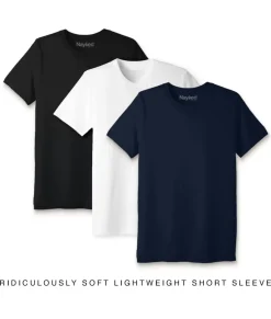 Men'S 3Pk Ridiculously Soft Lightweight Crew Neck T-Shirt Favorites