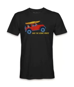 Men'S Ridiculously Soft 100% Cotton Graphic Tee | Take The Scenic Route