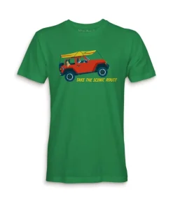 Men'S Ridiculously Soft 100% Cotton Graphic Tee | Take The Scenic Route