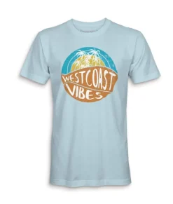 Men'S Ridiculously Soft 100% Cotton Graphic Tee | West Coast Vibes