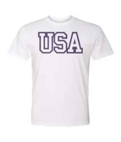 Men'S Ridiculously Soft Big Graphic T-Shirt | Usa Text