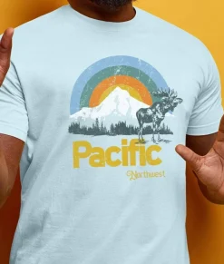 Men'S Ridiculously Soft Big Graphic T-Shirt | Pacific Northwest