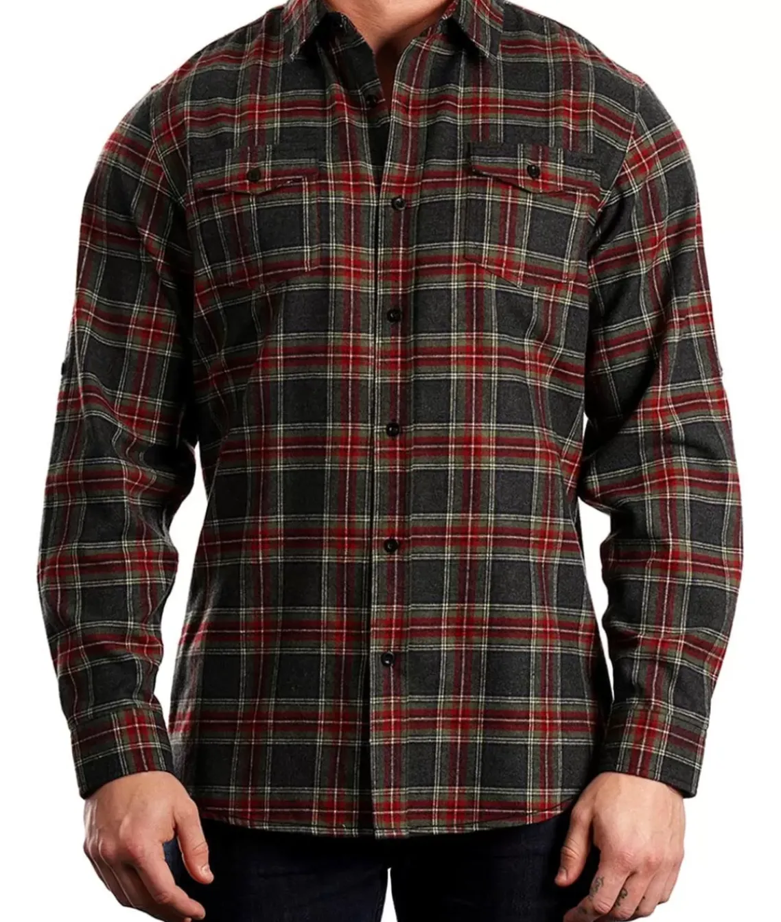 Men'S Ridiculously Soft Button Down Plaid Flannel Shirt