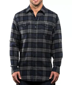 Men'S Ridiculously Soft Button Down Plaid Flannel Shirt