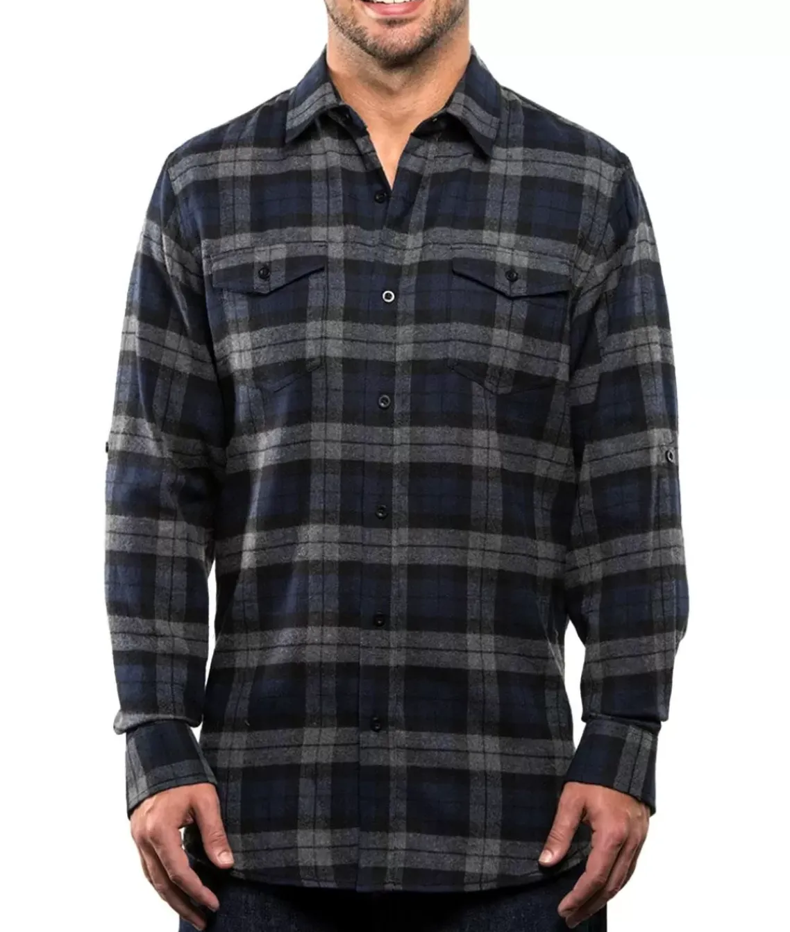 Men'S Ridiculously Soft Button Down Plaid Flannel Shirt