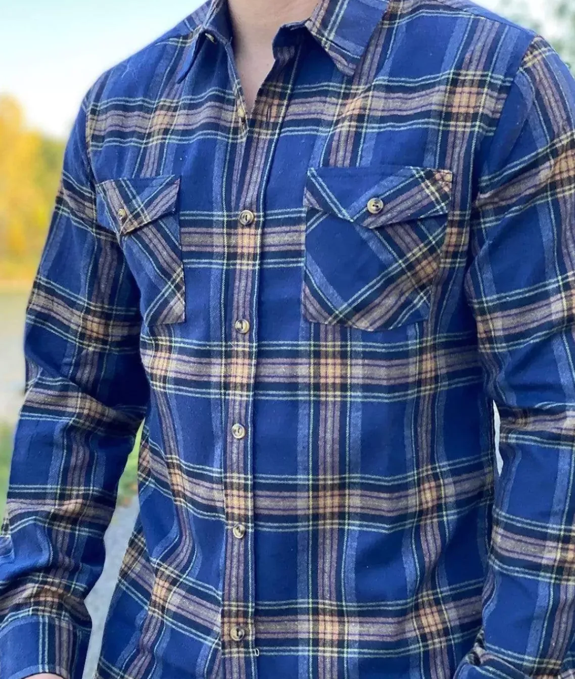 Men'S Ridiculously Soft Button Down Plaid Flannel Shirt