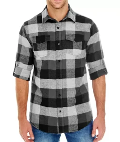 Men'S Ridiculously Soft Button Down Plaid Flannel Shirt