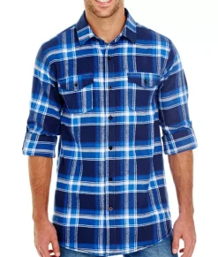 Men'S Ridiculously Soft Button Down Plaid Flannel Shirt