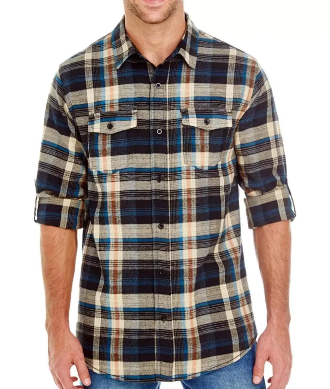 Men'S Ridiculously Soft Button Down Plaid Flannel Shirt
