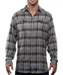 Men'S Ridiculously Soft Button Down Plaid Flannel Shirt