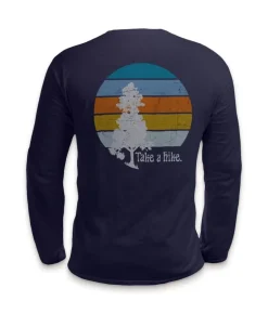 Men'S Ridiculously Soft Cotton Long Sleeve Graphic Tee | Take A Hike